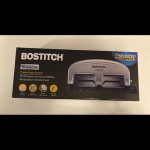 Bostitch ez squeeze 3-hole punch